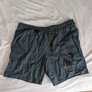 Eddie Bauer outdoor shorts cargo mens large charcoal grey